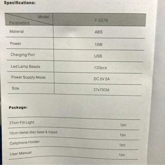 NWT💡⭐️Ring Fill Light - Picture 6 of 7